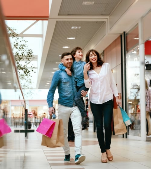 People shopping