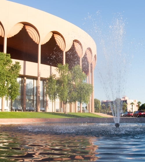 Exterior of the Grady Gammage Memorial Auditorium