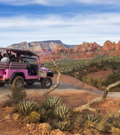 A pink Jeep tour in Phoenix