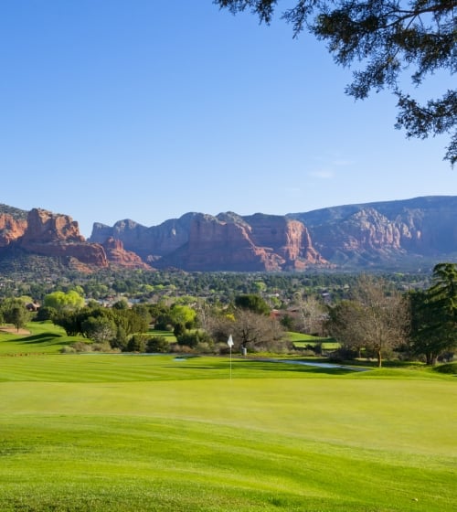 A green at We Ko Pa Golf-Club in Phoenix